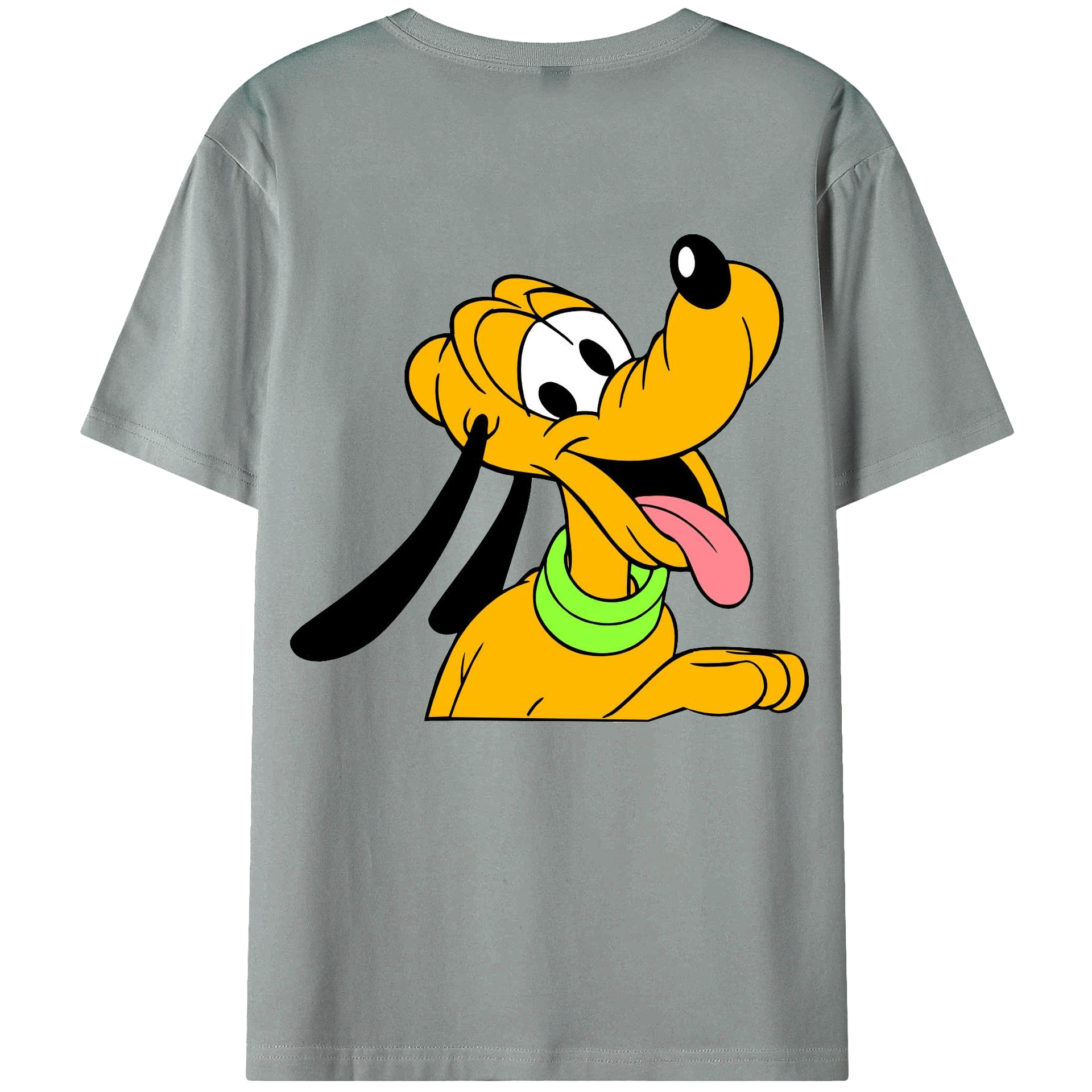 ミッキーマウス Mickey Mouse 綿100％ メンズ半袖Tシャツ（バックプリント） 通気性